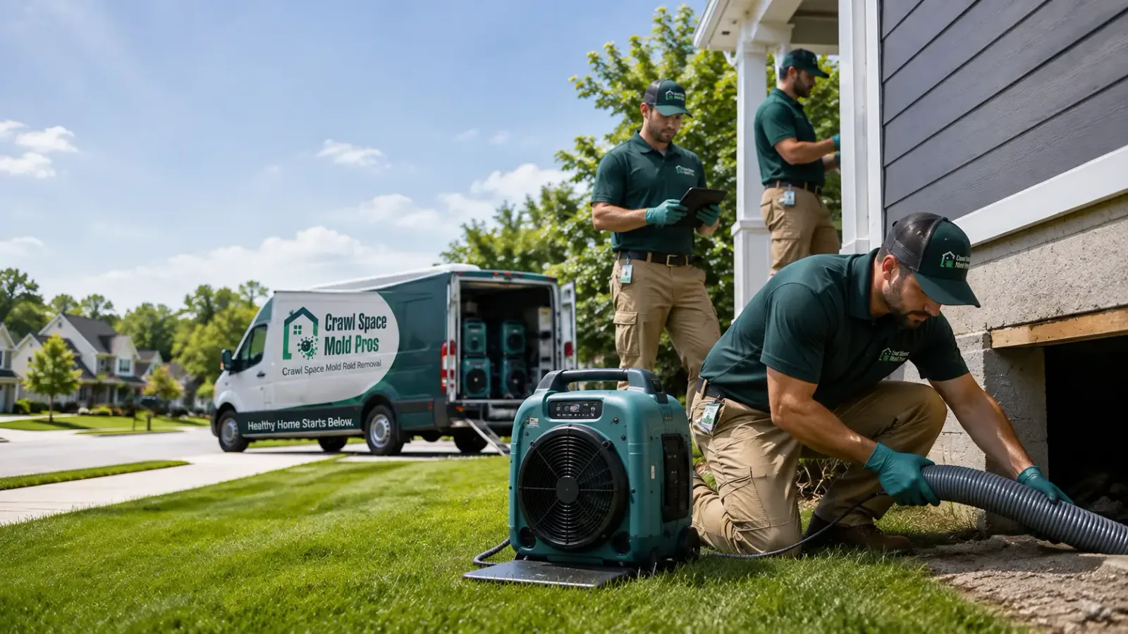 Crawl Space Mold Removal in Westfield, IA